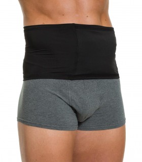 Centura colostomie, Barbati/Unisex, Negru, Suprima StomaAktiv, Elastan-Poliamida, Mar L