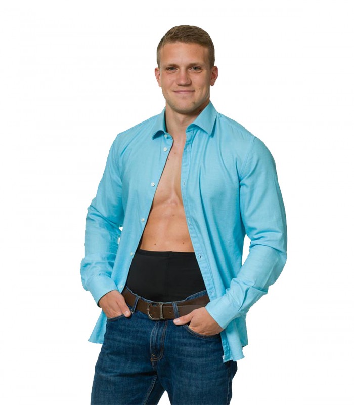 Centura colostomie, Barbat/Unisex, Negru, Suprima StomaAktiv, Elastan-Poliamida, Mar S