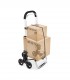 Carucior cumparaturi  Stairs Climber, pliabil, husa detasabila, 3 roti,  Metal/Poliester, Negru