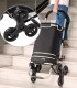 Carucior cumparaturi  Stairs Climber, pliabil, husa detasabila, 3 roti,  Metal/Poliester, Negru