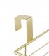Cos de sarma suspendat cu suport pentru rola de bucatarie,  Auriu,  31 x 17 x 18 cm