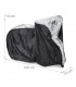 Husa protectie impermeabila, 1 bicicleta, Negru/Argintiu