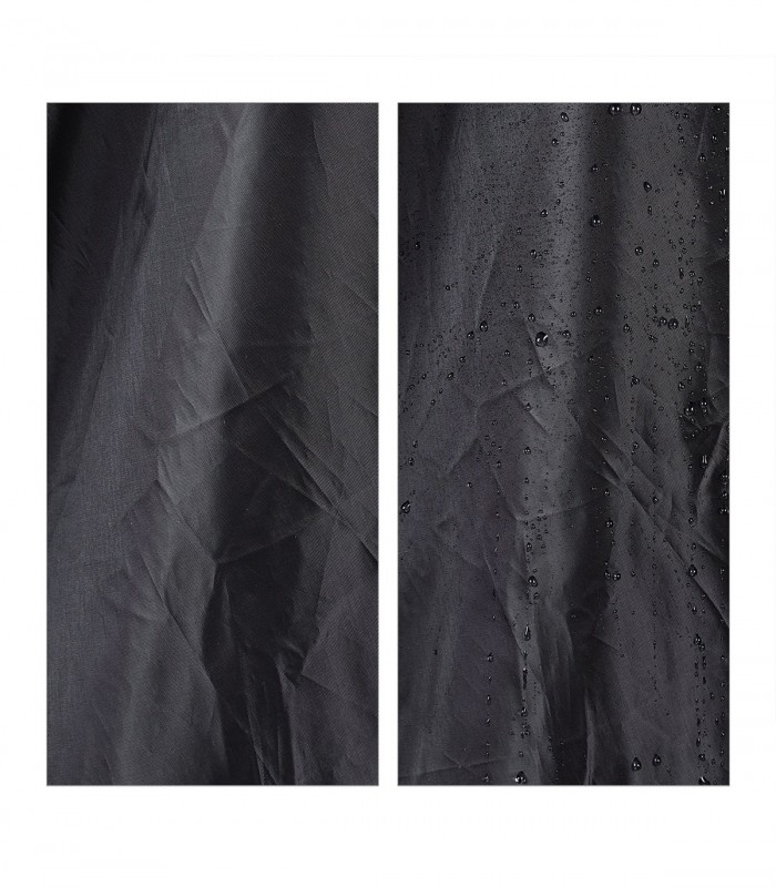 Husa protectie impermeabila, 1 bicicleta, Negru/Argintiu