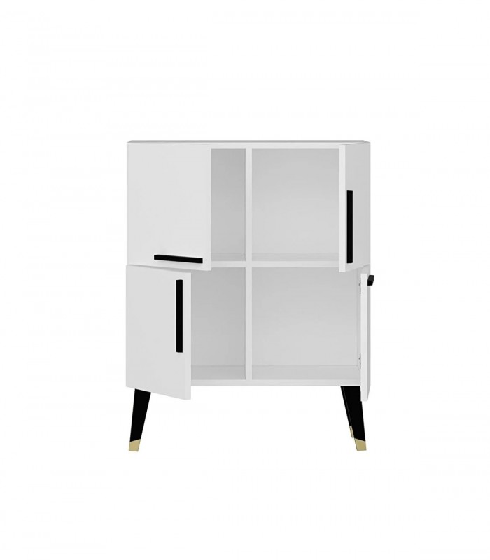 Consola Mikra, alb, 70 x 35 x 90 cm