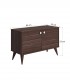 Dulap Vega cu doua usi, Nuc, 85 x 35 X 53 cm