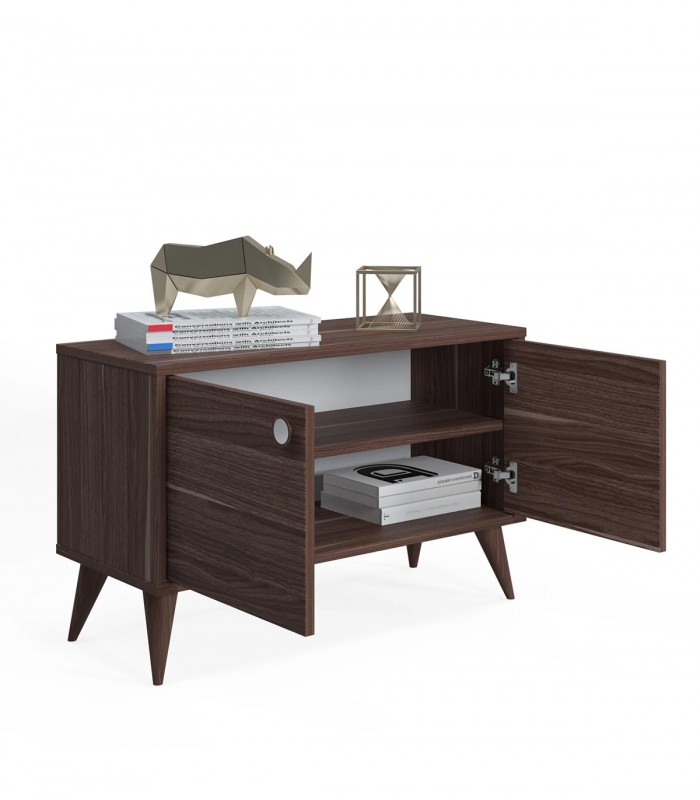 Dulap Vega cu doua usi, Nuc, 85 x 35 X 53 cm