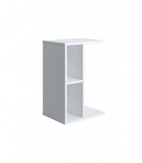 Masa laterala Slot, Alba, 40 x 30 x 59 cm