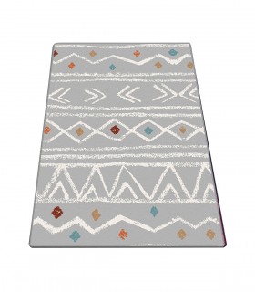 Covor de bucatarie Balocco, Gri, anti-alunecare, lavabil, 100 x 200 cm