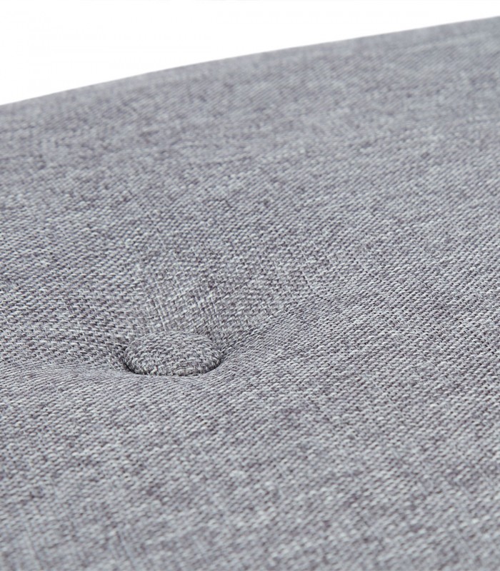 Banca tapitata cu structura de bambus si suport pentru pantofi