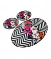 Set 3 Covorase baie Marken, 60 x 100 cm, 50 x 60 cm, Antiderapant, Multicolor