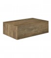 Noptiera montabila pe perete, un sertar, 46 x 30 x 15 cm, PAL,  aspect lemn stejar