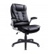 Scaun birou directorial/Scaun Gaming, Piele sintetica, Negru