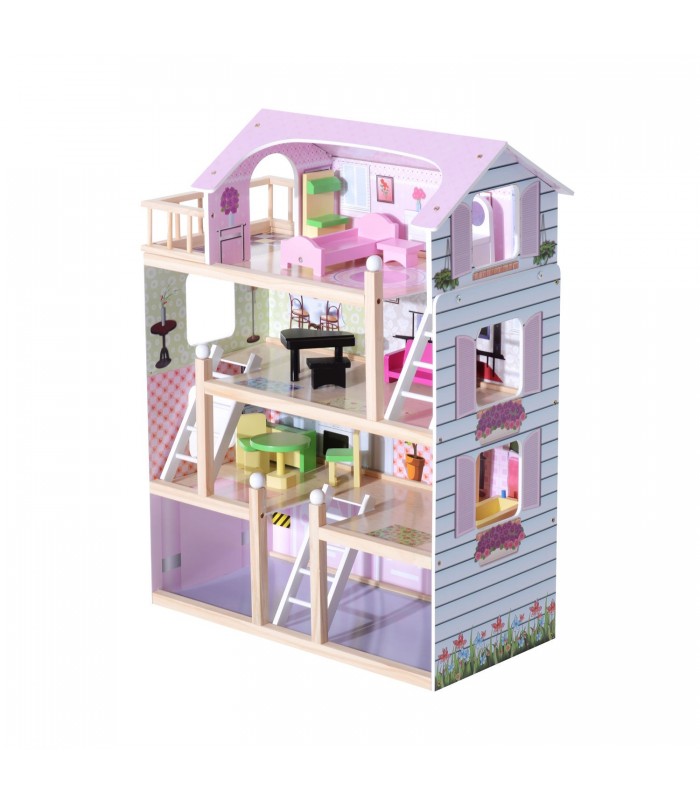 Casa papusi cu 4 etaje si cu mobilier