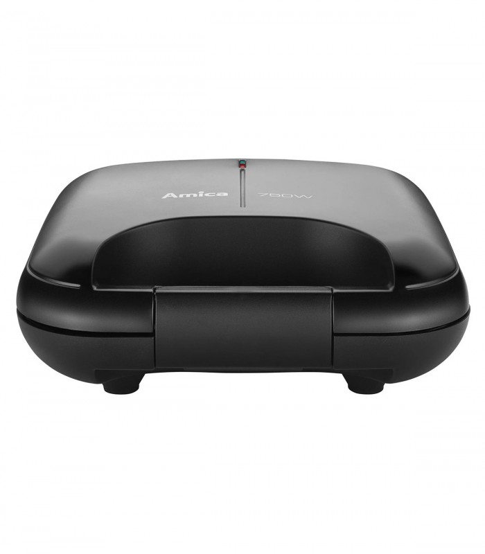 Sandwich-maker Amica SMK4021, 750 W, 3 tipuri de placi, Negru