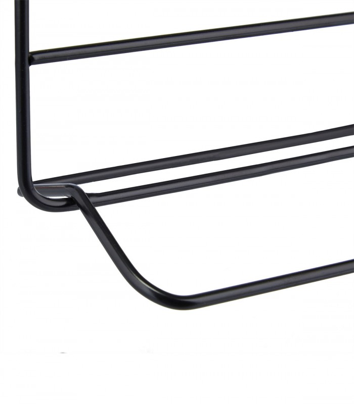 Organizator/suport pentru bijuterii, cercei, bratari, bijuterii, Negru, 20 x 10 x 21 cm