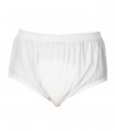 Chilot incontinenta nivel 5/5,  Suprima unisex, PVC, Alb, Mar 48, elastic ascuns  lat