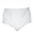 Chilot incontinenta nivel 4/5, Suprima, Unisex, PVC/Poliester, Alb, Mar 44, cu capse laterale