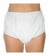 Chilot incontinenta nivel 4/5, Suprima, Unisex, PVC/Poliester, Alb, Mar 44, cu capse laterale