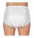 Chilot incontinenta nivel 4/5, Suprima, Unisex, PVC/Poliester, Alb, Mar 44, cu capse laterale