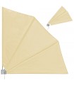 Paravan protectie balcon, Bej, Pliabil, 140x140cm