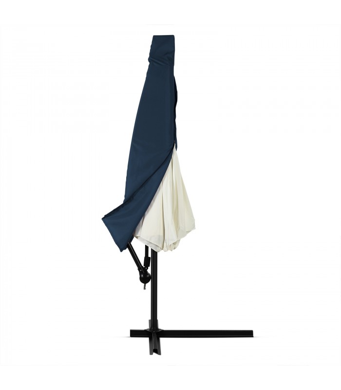 Prelata umbrela soare, Albastru, Fermoar, 3.5m