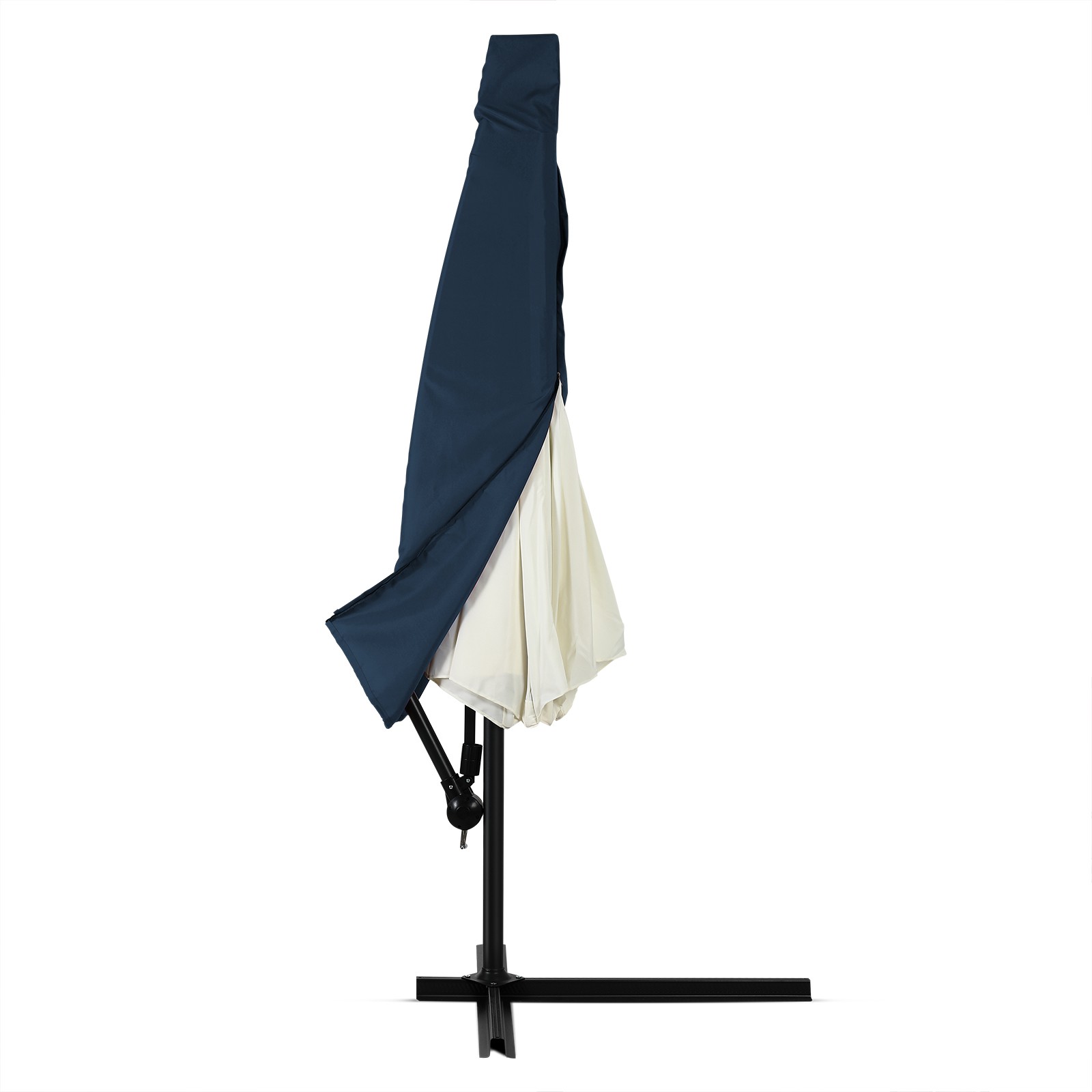 Prelata pentru umbrela soare cu fermoar, Albastru, 3.5 m