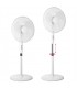 Ventilator cu piedestal, Puternic, 3 nivele, Reglabil pe inaltime, Rotativ, Ø 43cm
