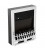 Semineu electric, 1000/2000 W, Argintiu
