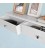 Raft perete cu 2 sertare, MDF, Alb