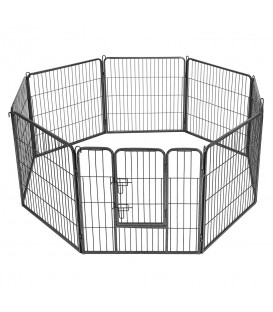 Tarc animale de companie, Negru, 80 x 80 cm