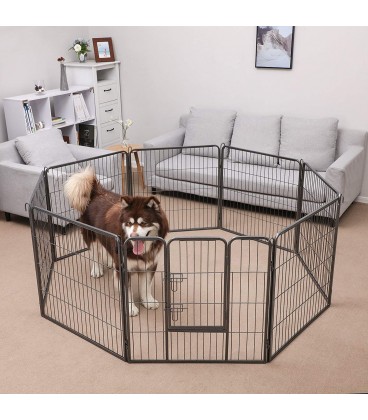 Tarc animale de companie, Negru, 80 x 80 cm