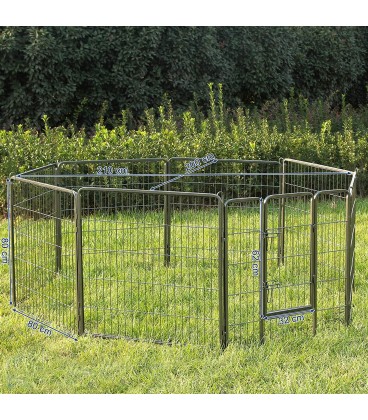 Tarc animale de companie, Negru, 80 x 80 cm