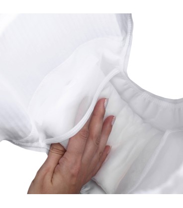Chilot clasic incontinenta nivel 4, Unisex, Alb, Mar 52/54
