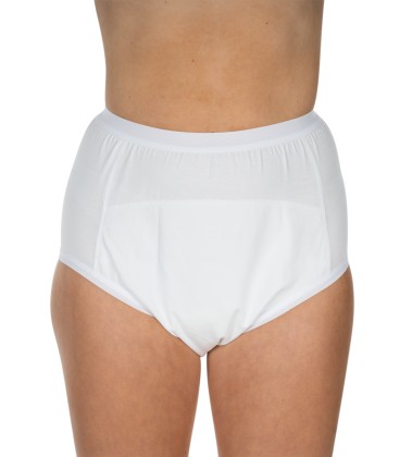 Chilot clasic incontinenta nivel 4, Unisex, Alb, Mar 52/54