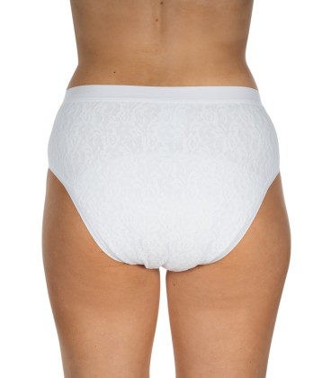 Chilot dama clasic Suprima LaDonna menstruatie puternica/incontinenta usoara spre moderata  Alb, M