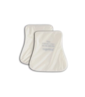 Protectie sold Suprima, Set 2 bucati, Lavabil, Alb