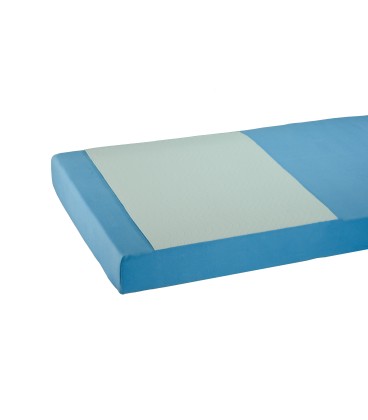 Aleza protectie saltea lavabila din poliester velur fara margini laterale, Verde deschis, 80x90 cm