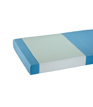 Aleza protectie saltea lavabila din poliester cu margini laterale, Verde deschis, 80x180 cm