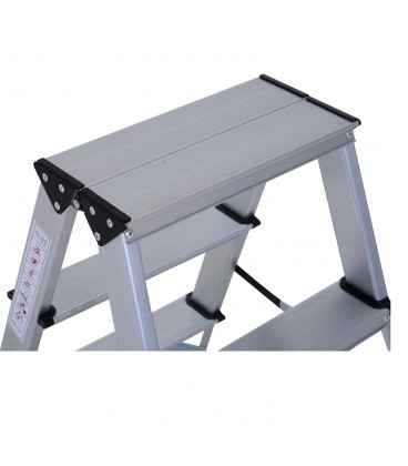 Scara aluminiu 3 trepte, 81x42x72 cm