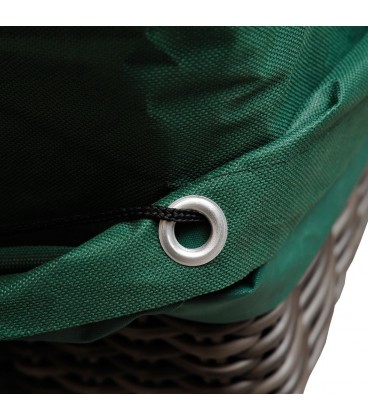 Husa protectie mobilier gradina, Verde, 135 x 135 x 75 cm