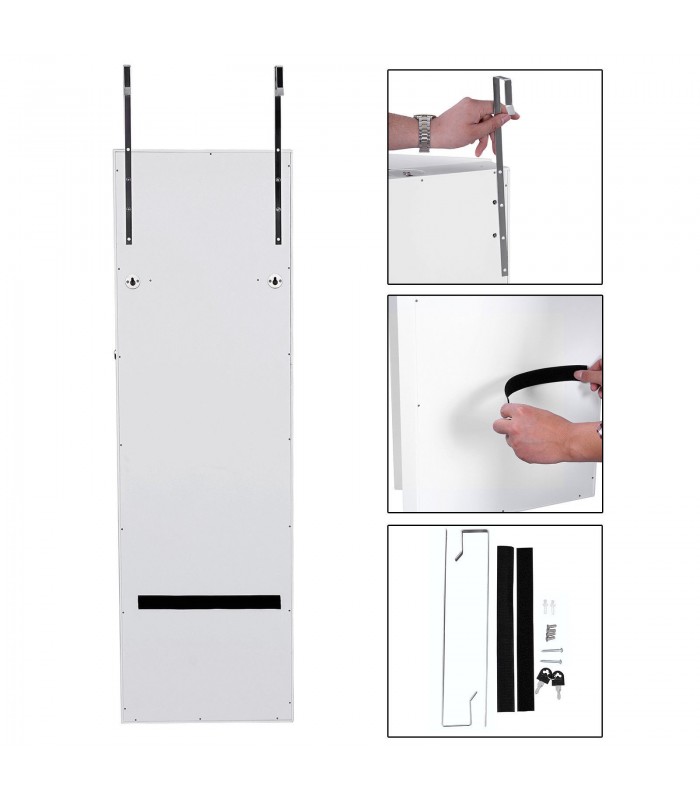 Dulap bijuterii elegant, Alb