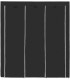 Dulap haine, Stofa, Negru, 175 x 150 x 45 cm
